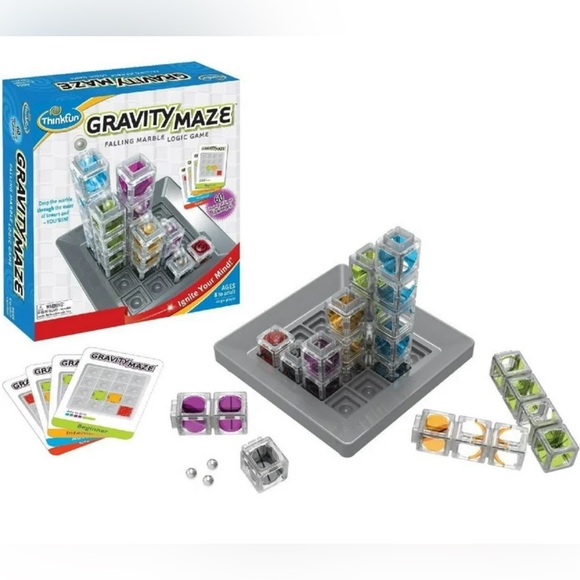 ThinkFun Gravity Maze Falling Marble Logic Game - Picture 2 of 4